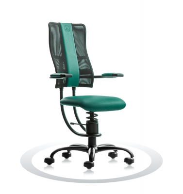 Ergonomische stoel Spinalis Hacker groen