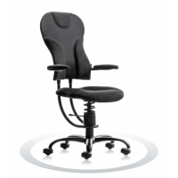 Ergonomische stoel Spinalis Spider zwart